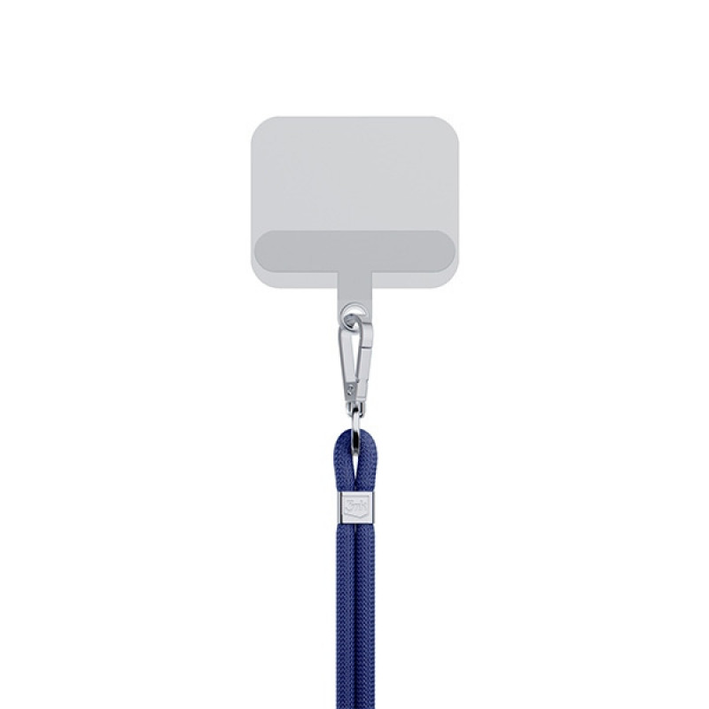 3MK EasyClip Handy-Lanyard, Dark Blue / Silver