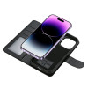 Tech-Protect Wallet MagSafe Hülle für Apple iPhone 13, Schwarz
