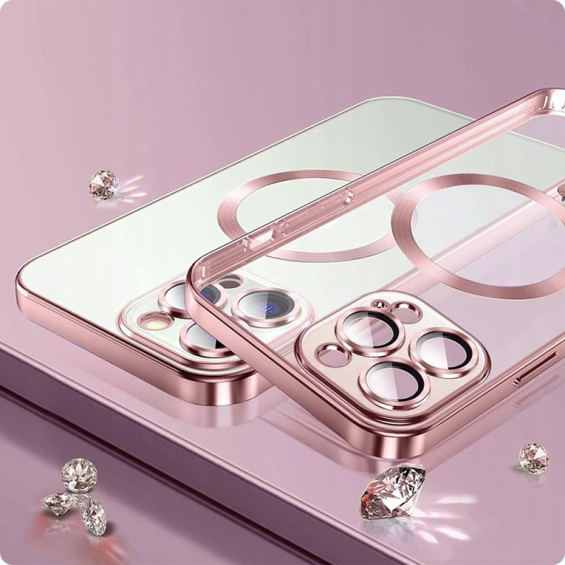 Tech-Protect MagShine MagSafe Hülle für Apple iPhone 14, Violett