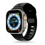 Tech-Protect IconBand Line Armband für Apple Watch 4/5/6/7/8/9/SE/Ultra 44/45/49 mm, Schwarz