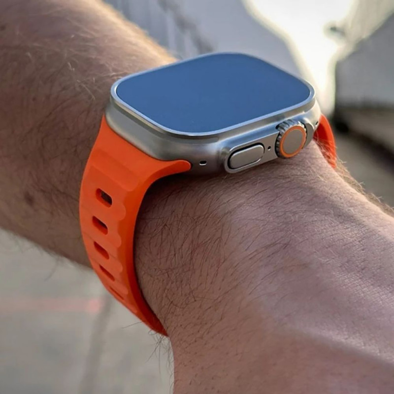 Tech-Protect IconBand Line Armband für Apple Watch 4/5/6/7/8/9/SE/Ultra 44/45/49 mm, Schwarz
