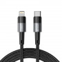 Tech-Protect UltraBoost USB-C/Lightning-Kabel PD 20W 3A 200 cm, Grau