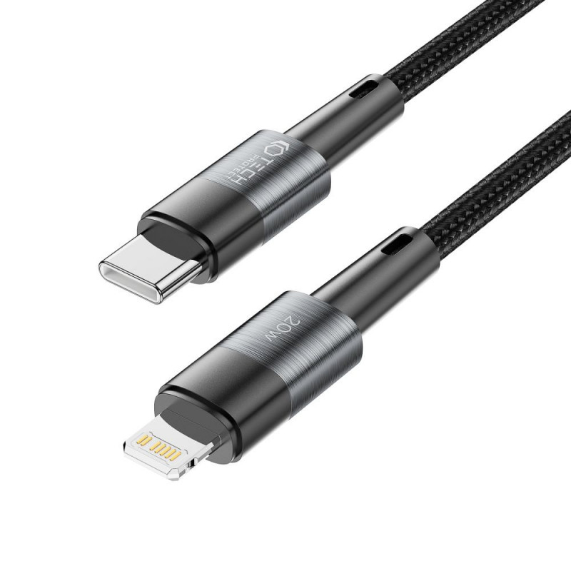 Tech-Protect UltraBoost USB-C/Lightning-Kabel PD 20W 3A 200 cm, Grau
