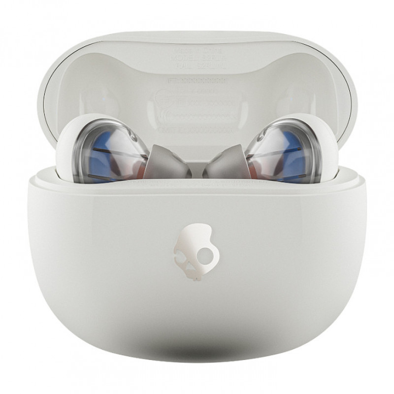Skullcandy Rail True Wireless In-Ear-Kopfhörer S2RLW-Q751, Bone/Orange Glow