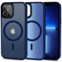 Tech-Protect MagMat MagSafe Hülle für Apple iPhone 12/12 Pro, Matte Navy