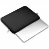 Tech-Protect Neopren-Laptophülle 13 Zoll, schwarz