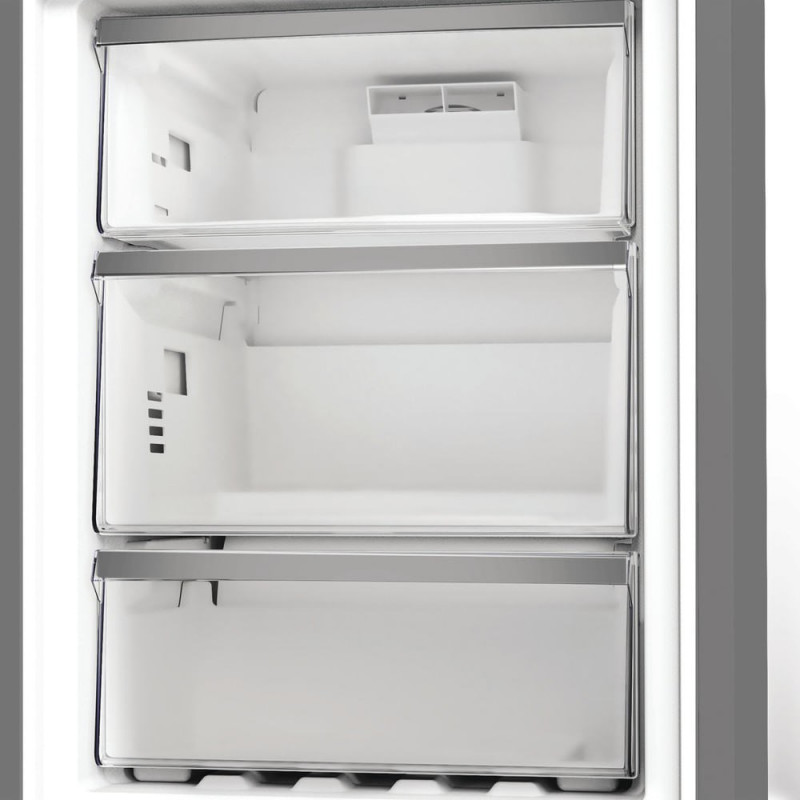 Whirlpool WPC 83I XP freistehende Kühl-Gefrier-Kombination, 316 L, silber (WPC83IXP)