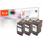Peach Spar Pack Tintenpatronen-Set PI100-317 (kompatibel mit Canon PG-545/CL-546)