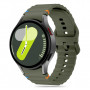 Tech-Protect Silikon-Sportarmband THP3054 für Samsung Galaxy Watch 4/5/5 Pro/6/7/FE, Army Green