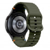 Tech-Protect Silikon-Sportarmband THP3054 für Samsung Galaxy Watch 4/5/5 Pro/6/7/FE, Army Green