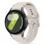 Tech-Protect Silikon-Sportarmband für Samsung Galaxy Watch 4/5/5 Pro/6/7/FE, Starlight