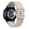 Tech-Protect Silikon-Sportarmband für Samsung Galaxy Watch 4/5/5 Pro/6/7/FE, Starlight