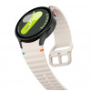 Tech-Protect Silikon-Sportarmband für Samsung Galaxy Watch 4/5/5 Pro/6/7/FE, Starlight