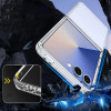 Tech-Protect Flexair Hybrid Hülle THP4318 für Samsung Galaxy Z Flip 7, transparent