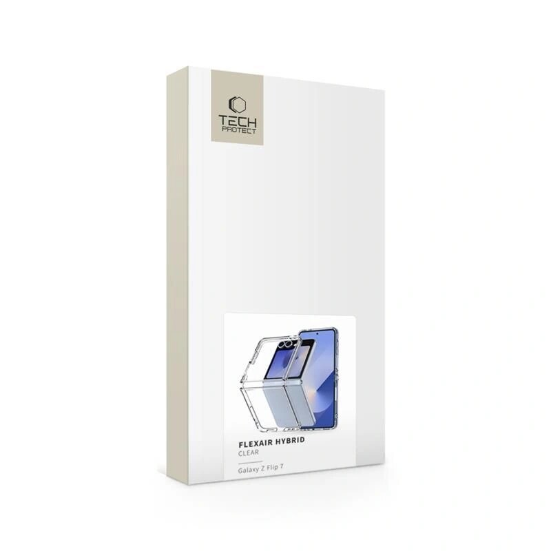 Tech-Protect Flexair Hybrid Hülle THP4318 für Samsung Galaxy Z Flip 7, transparent
