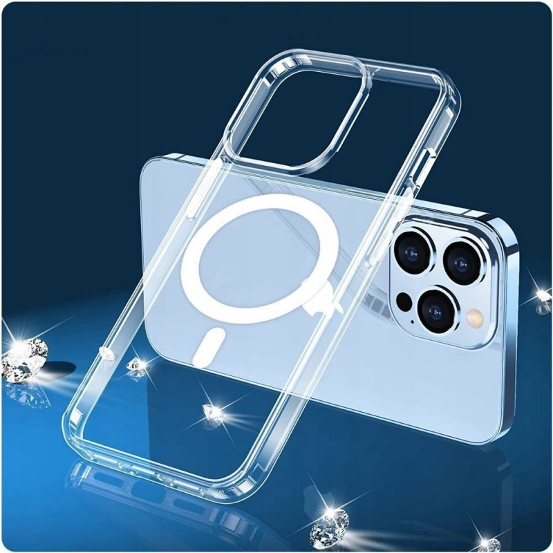 Tech-Protect Flexair Hybrid MagSafe Samsung Galaxy S22 Hülle, Clear