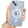 Tech-Protect Flexair Hybrid MagSafe Hülle für Apple iPhone 13 / 14, Glitter