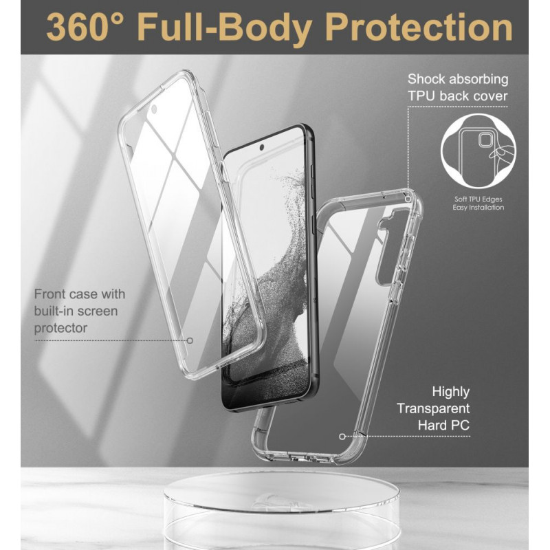 Tech-Protect Kevlar Samsung Galaxy S23+ Hülle, Clear