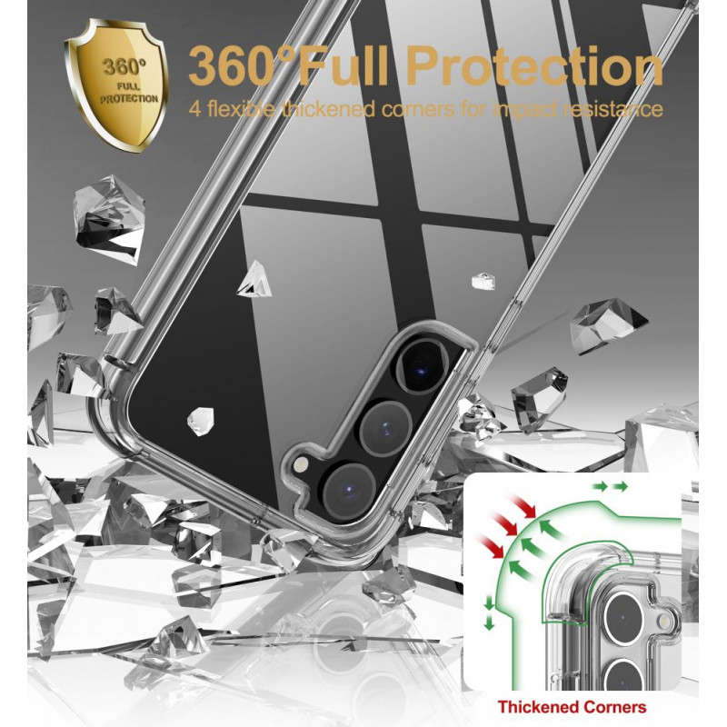 Tech-Protect Kevlar Samsung Galaxy S23+ Hülle, Clear