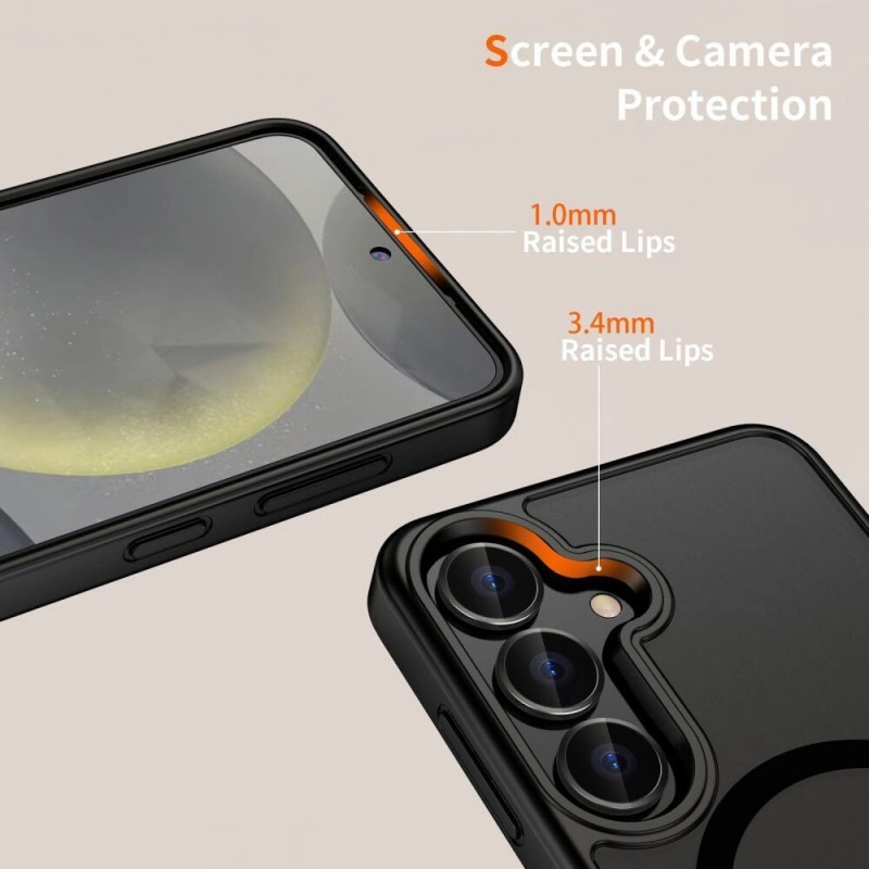 Tech-Protect Magmat MagSafe Hülle für Motorola Moto G86 5G / G86 Power 5G, Mattschwarz