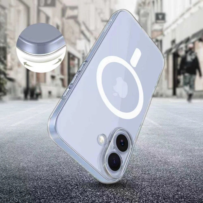 Tech-Protect FlexAir MagSafe Hülle für Apple iPhone 17, Transparent