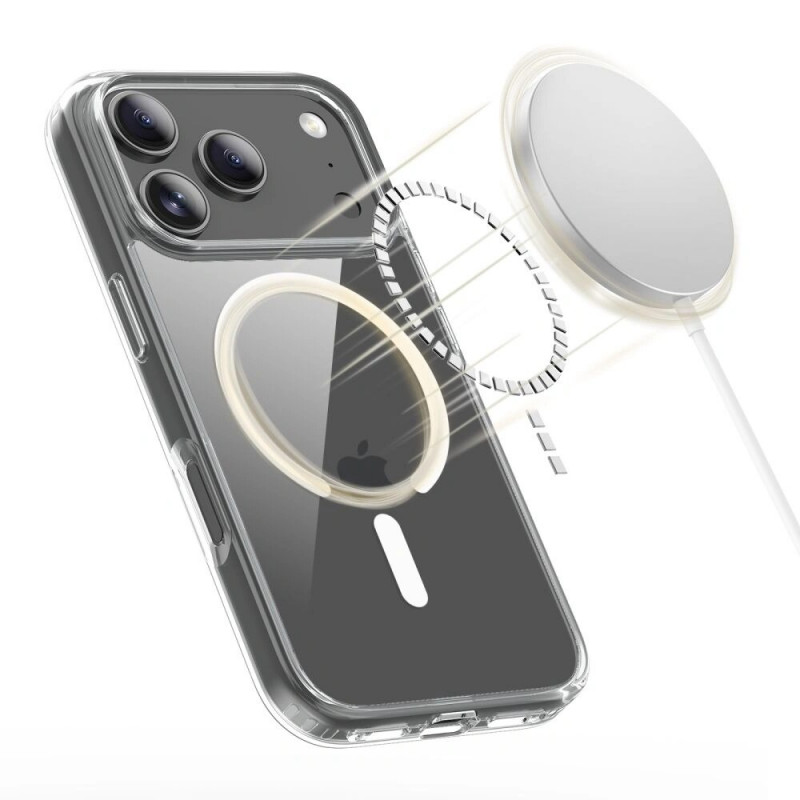 Tech-Protect Flexair Hybrid MagSafe Hülle für Apple iPhone 17 Pro, transparent