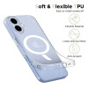 Tech-Protect FlexAir MagSafe Hülle für Apple iPhone 17, clear glitter