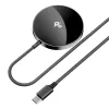 Acefast E24 Qi2 15W magnetisches kabelloses Ladegerät mit 1,2 m USB-C-Kabel, Schwarz