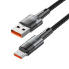 Tech-Protect Ultraboost USB-A / USB-C Kabel, 66W, 6A, 50 cm, Grau