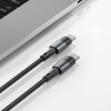 Tech-Protect Ultraboost USB-C PD Kabel, 100W, 5A, 25 cm, Grau