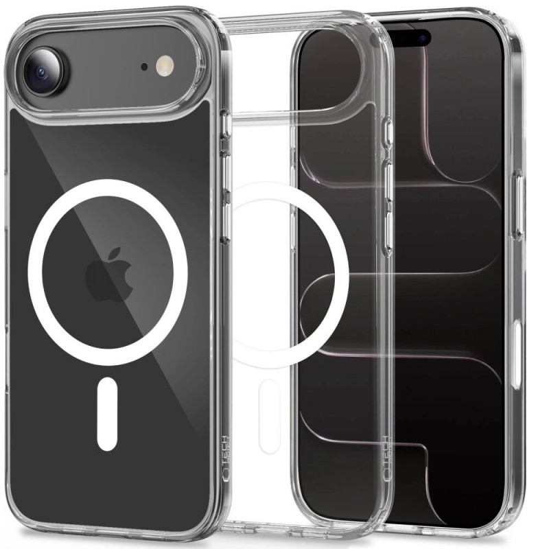 Tech-Protect Flexair Hybrid CC MagSafe Hülle für Apple iPhone Air, transparent