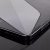 Wozinsky Full Glue Case Friendly Panzerglas mit Rahmen für iPhone 15 Pro Max, schwarz
