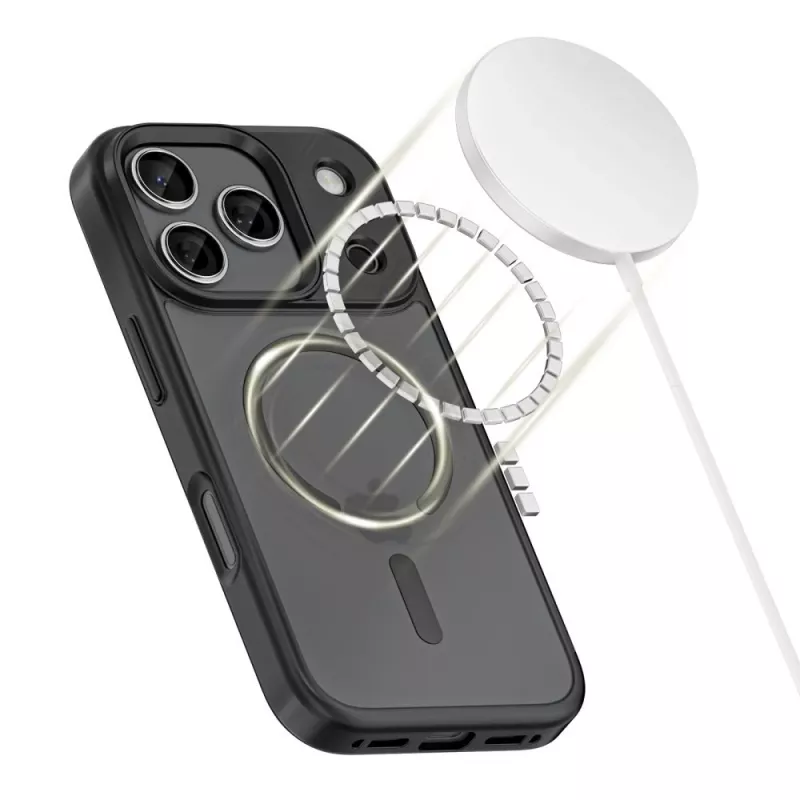 Tech-Protect Magmat MagSafe Hülle für Apple iPhone 17 Pro Max, mattschwarz