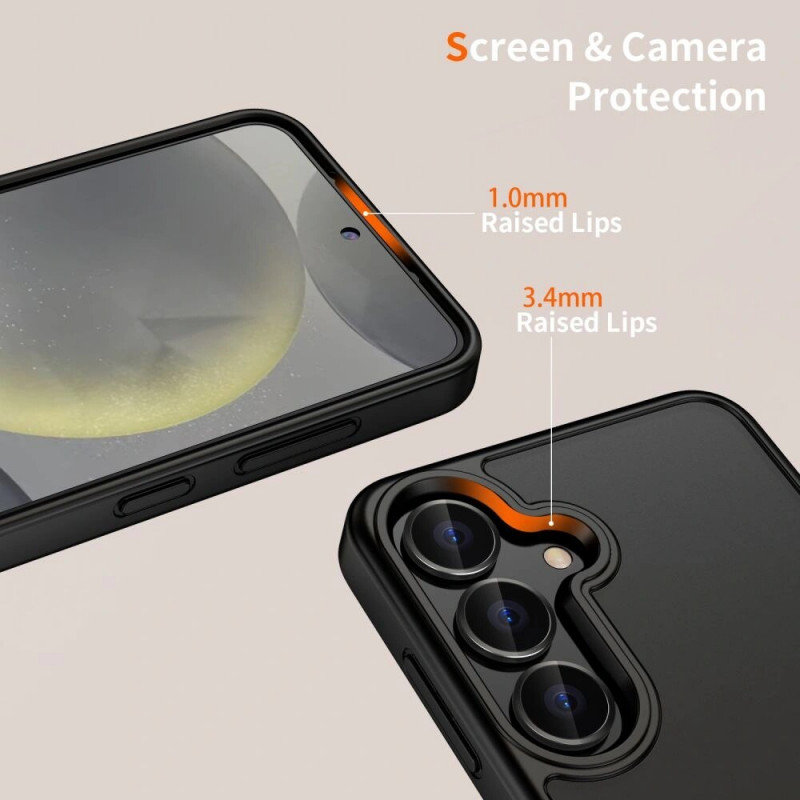 Tech-Protect Magmat Hülle für Samsung Galaxy S25, mattes Schwarz
