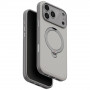 UNIQ Elix Hülle für Apple iPhone 18 Pro Max / 17 Pro Max, 360° drehbarer Kickstand, hellgrau