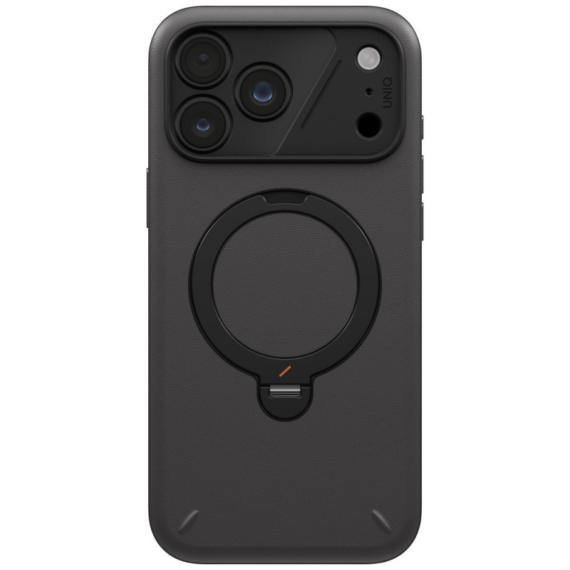 UNIQ Elix Hülle für Apple iPhone 18 Pro Max / 17 Pro Max, 360° drehbarer Kickstand, grau