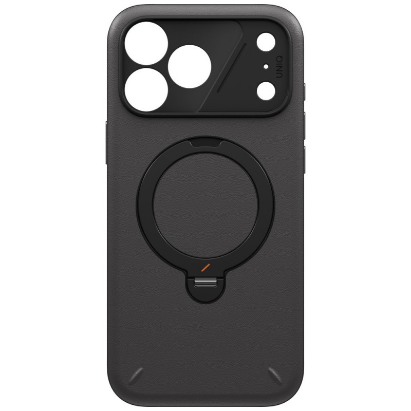 UNIQ Elix Hülle für Apple iPhone 18 Pro Max / 17 Pro Max, 360° drehbarer Kickstand, grau