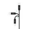 Ugreen US241 USB-C 2.0 auf USB-B Druckerkabel, 1 m, schwarz
