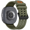 Tech-Protect Silikon-Air-Armband für Samsung Galaxy Watch 8 / 9 / Classic 40 / 44 / 46 mm, Olive Green
