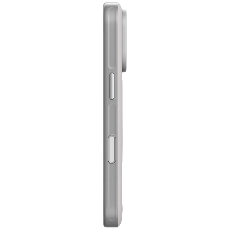 UNIQ Elix Hülle für Apple iPhone 18 Pro / 17 Pro, 360° drehbarer Kickstand, hellgrau