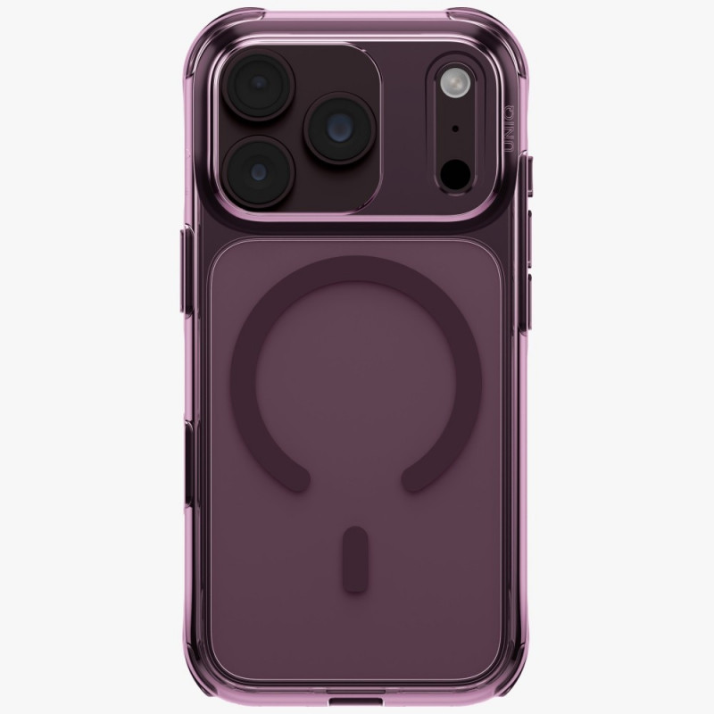 UNIQ LifePro Xtreme Hülle für Apple iPhone 18 Pro / 17 Pro, Magclick Charging, burgund