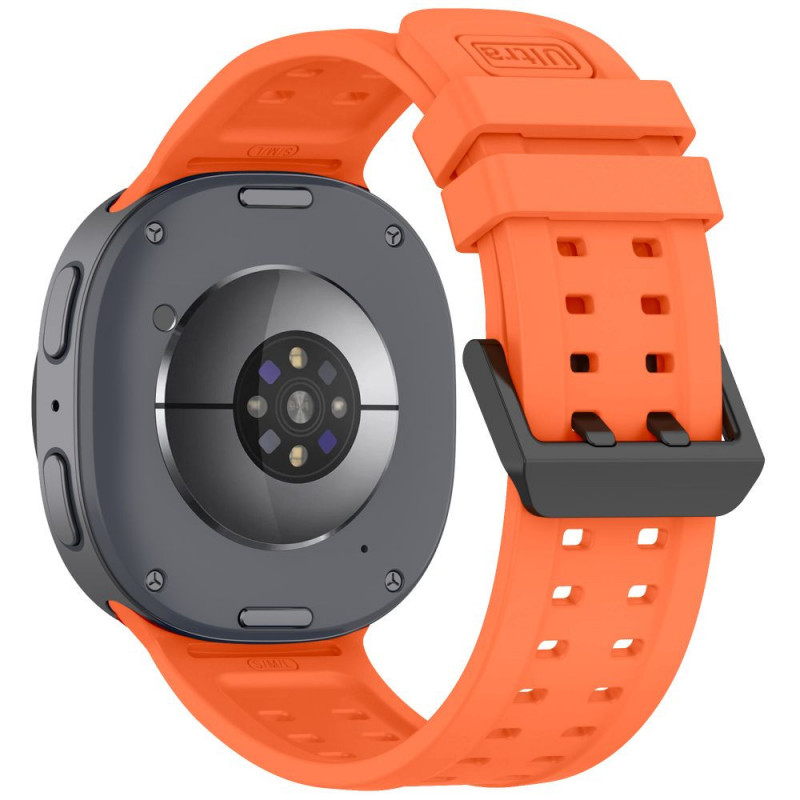 Tech-Protect Silikon-Air-Armband für Samsung Galaxy Watch 8 / 9 / Classic 40 / 44 / 46 mm, Tangerine Orange