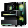 Phanteks EX5 Midi-Tower-PC-Gehäuse, ATX, Direct Cooling, Schwarz