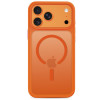 Tech-Protect Magmat MagSafe CC Hülle für Apple iPhone 17 Pro Max / 18 Pro Max, Mattschwarz Cosmic Orange