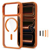 Tech-Protect Magmat MagSafe CC Hülle für Apple iPhone 17 Pro / 18 Pro, Cosmic Orange / clear
