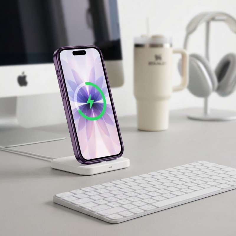 Tech-Protect MagFlex MagSafe Hülle für Apple iPhone 17, Shiny Lavender