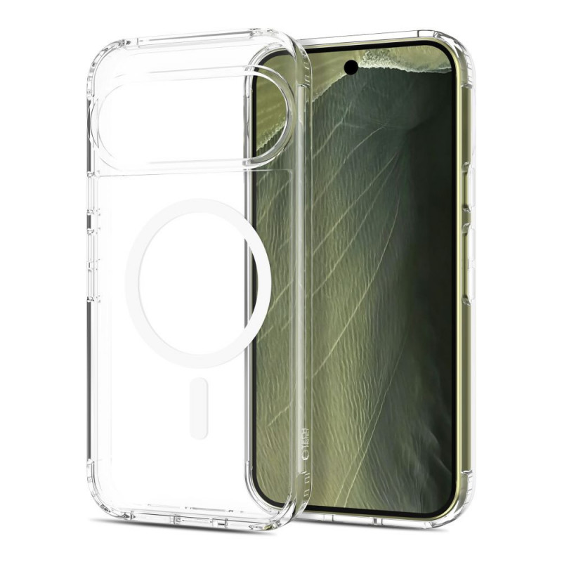 Tech-Protect FlexAir Hybrid MagSafe Hülle für Google Pixel 9 / 9 Pro / 10 / 10 Pro / 11 / 11 Pro, transparent (THP5676)