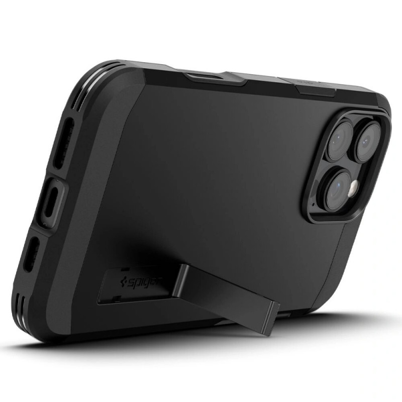 Spigen Tough Armor T Mag MagSafe Hülle für Apple iPhone 16 Pro Max, Schwarz