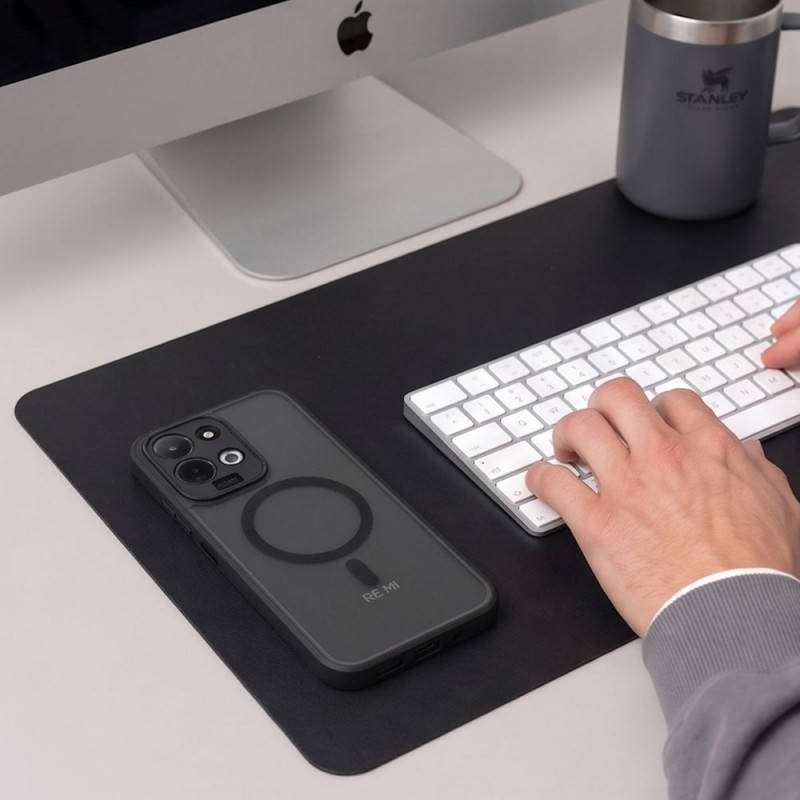 Tech-Protect Magmat MagSafe Hülle für Xiaomi Redmi 17 4G / 5G, Mattschwarz