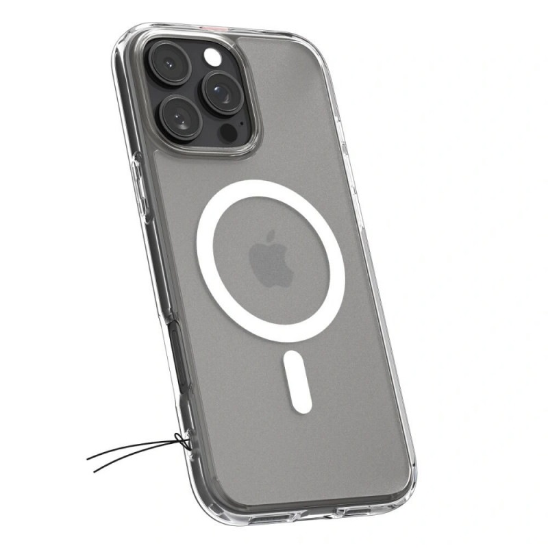 Spigen Ultra Hybrid Mag MagSafe Hülle für Apple iPhone 16 Pro, Frost Clear